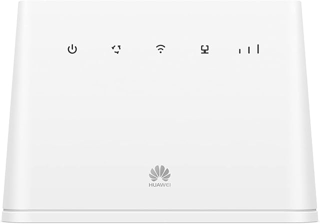 HUAWEI Unlocked B311s-221 4G/LTE Router VOIP VPN Bridge Mode (White). Inc 1 x External Antenna. Works with any Sim Worldwide (Renewed)