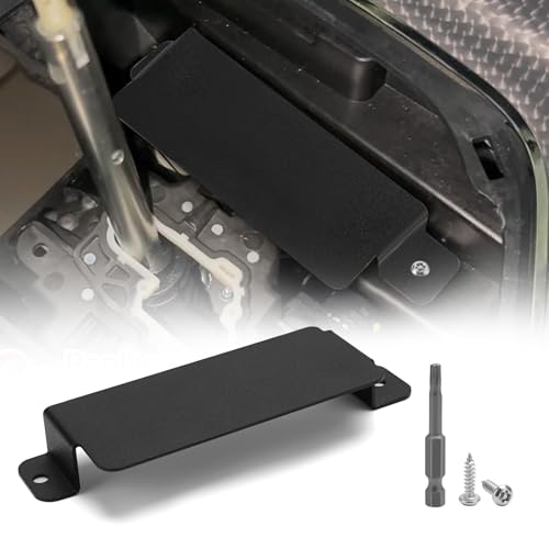 YIBEICO Steel Neutral Cover Plate, Anti-Theft Cover Plate Device for Dodge Challenger SRT Hellcat Redeye,SRT Hellcat, Scatpack 392, Daytona, Hemi 2015-2023 with Tamper-Proof Screws & T-20 Tool