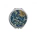 Hand Painted Chrysanthemum Flower Hand Compact Mirror Round Portable Pocket Glass
