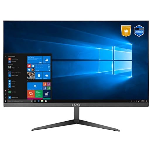 MSI Pro 24X 10M-014EU - Ordenador de sobremesa de 23.8" FHD (Intel Core i3-10110U, 8 GB RAM, 512 GB SSD, IntelHD Graphics, Windows 10 Home) Gris