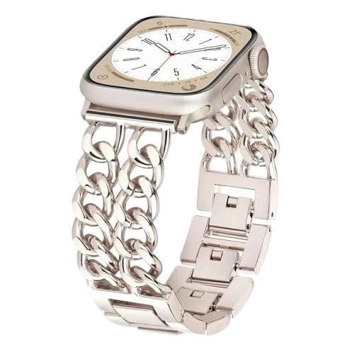 Bracelet de montre métal acier inoxydable compatible iWatch Ultra 2 49mm 45mm