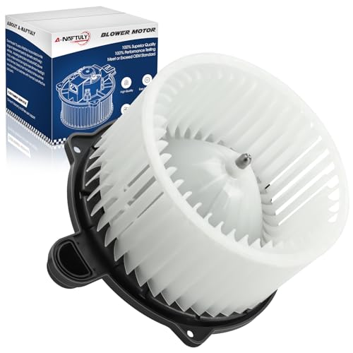 A-NAFTULY AC Blower Motor Fan Replacement Fits for 2009-2013 Hyundai Genesis, 2007-2009 Santa Fe, 2007-2010 Elantra, 2007-2012 Veracruz, 2011-2013 Equus- HVAC Heater Blower Motor Front, 700222