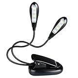 Tragbar: Mit dem integrierten wiederaufladbaren Lithium-Akku ist die Leselampe tragbar und bringt Licht einfach dort hin, wo Sie es gerade benötigen.