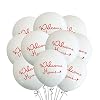 Malayan Products 12 Count Welcome Home Balloons, Homecoming Party, New House Party, Real Estate Open House Party Decoration, Welcome Home Birthday Latex Balloons, White, MPCAMOHOME12
