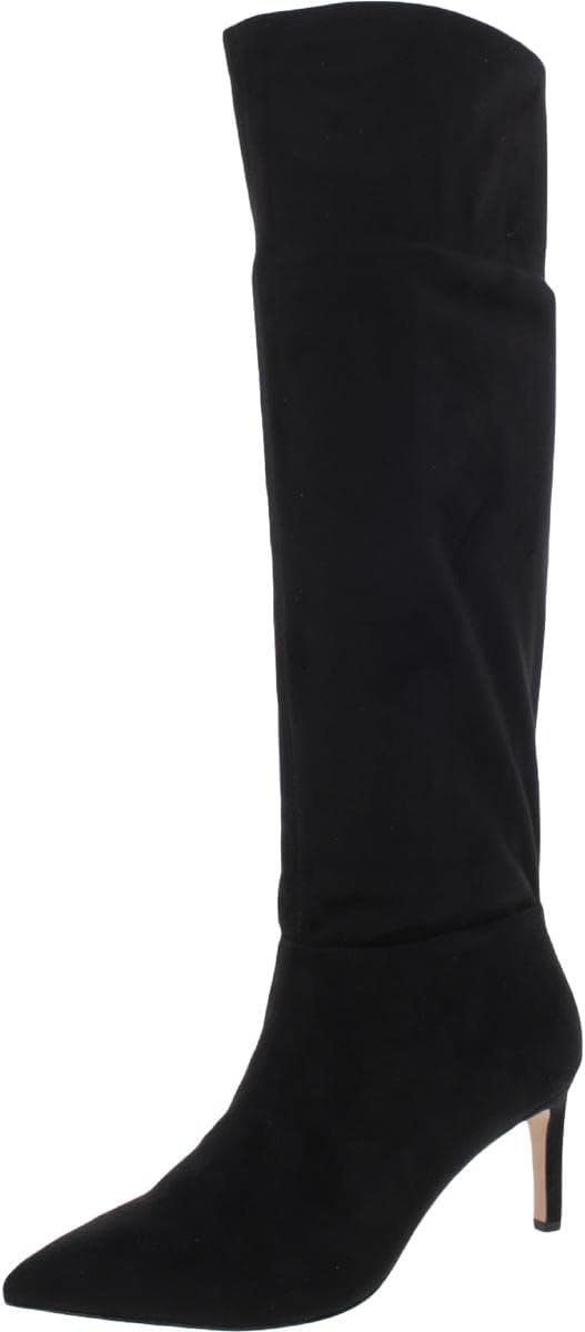 BCBGeneration Womens Marlo Suede Knee-High Boots Black 5.5 Medium (B,M)