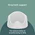 Angelcare Baby Bath Support (Gray) | Ideal for Babies Less Than 6 Months Old