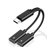 double prise telephone box 【Large Compatibilité】l'adaptateur auxiliaire double prise de type C est largement compatible avec la plupart des appareils de type C : Compatible avec Galaxy S23/S22/S21, Xiaomi Mi 11/Mi 10 etc.