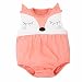 Romper , FEITONG Newborn Baby Girls Boys Teddy Leotard Jumpsuits Romper (12 Months, Orange)