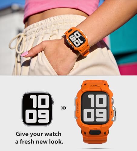 Image of ULTIMAL Rugged Sport Band with Case Compatible for Apple Watch 41 /40mm