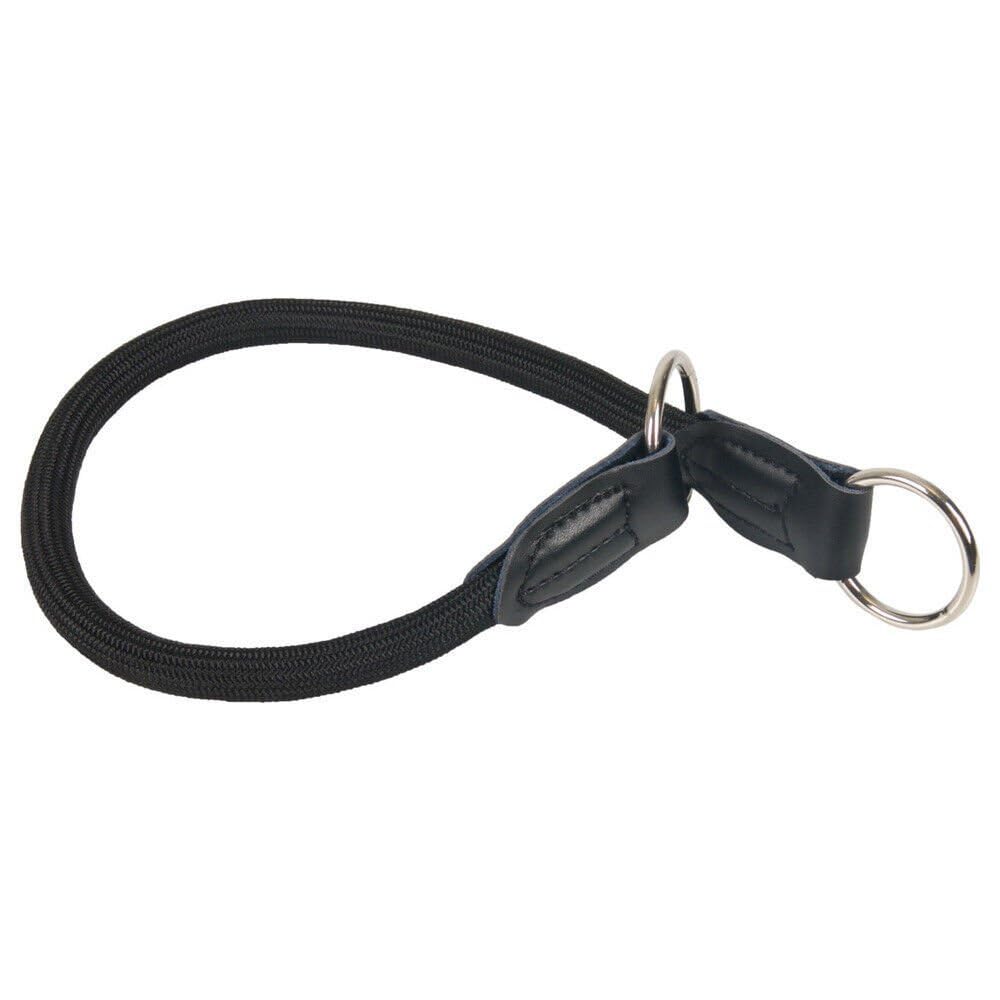 Karlie Suni Deri Eğitim Tasma Siyah 40x1,2 cm