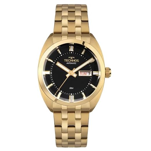 Relógio Technos Masculino Automatico Dourado - 8205OR/1P