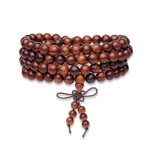 Image of Natural Wooden Adult Bracelet Spring Chain Bracelet， 1pc /pack