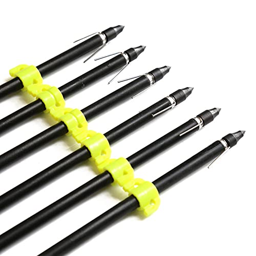 Archery Bow Fishing Reel Kit Bowfishing Reel With Bowfishing Arrows Set 40M Fishing Rope Fiberglass Fishing Arrows Bowfishing Tool Accessories (Black) #TOP3