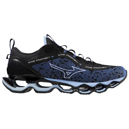 Tênis Mizuno Prophecy 13 Preto e Azul Claro (35)