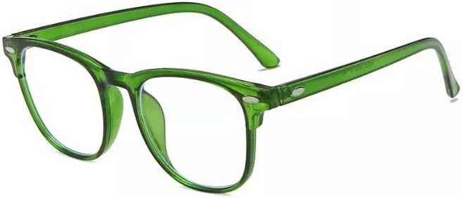 Blue Light Blocking Glasses for Women and Men Vintage Retro Black Frame Clear Lens Geek Nerd Glasses