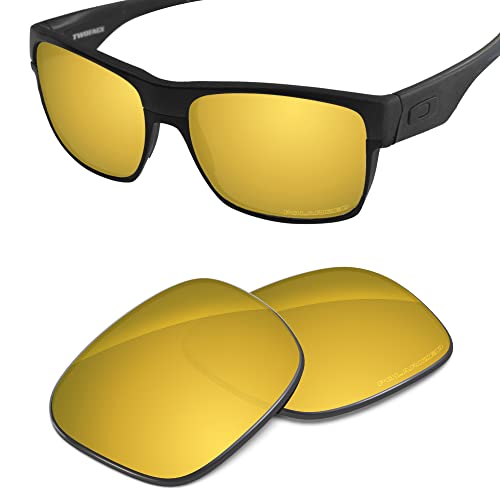 Image of Performance Lenses Compatible with Oakley TwoFace OO9189 | TwoFace Asain Fit(AF) OO9256 Polarized Etched