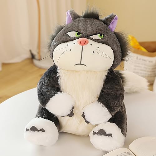 Image of Storescent Cute Angry Cat Plush Cartoon Kawaii Cat Plush Cat Stuffed Animal Birthday Gift for Girls & Boys 35cm