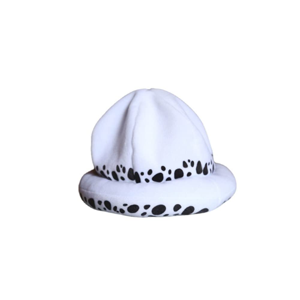 1pc Pirate Surgeon Hat Trafalgar Law COSPLAY Plush Anime Peripheral Cotton Hat Trend, White