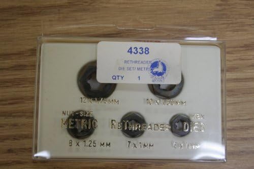 Amazon.com: Silver Seal Metric Thread Nut-Size Hex Rethreader Set 6x1 ...