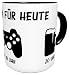 Produktbild Kinderlampenland KaffeeTasse Mein Plan für heute lustiger Spruch Sprüche Büro Geburtstagsgeschenk Hobby inkl. Geschenkverpackung (Gamer)