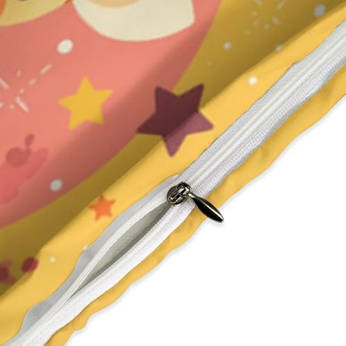 Funda nórdica de jirafa de microfibra suave reversible para decorar el dormitorio infantil 5