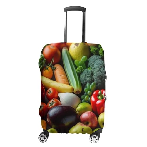 Luggage Cover Elastic Suitcase Cover Protector Washable Travel Baggage Covers Fresh Fruits And Vegetables Luggage Covers Carry On Luggage Protector Anti-scratch 19-32 Inch M