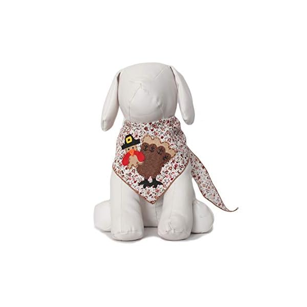 Tail Trends Dog Bandanas with Thanksgiving Themed Designs fits Medium to Large Sized Dogs – 100% Cotton Tail Trends Dog Bandanas with Thanksgiving Themed Designs fits Medium to Large Sized Dogs – 100% Cotton