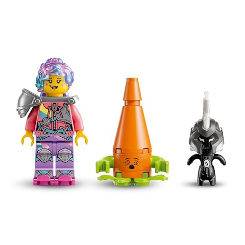 DREAMZzz Izzie e il Coniglietto del Gaming Bunchurro, Giochi di Fantasia Trasformabili 3 in 1 per Bambine e Bambini da 7 Anni con Coniglio con Skateboard Giocattolo e Booster o con Jetpack 71490 - Lego - Immagine 3