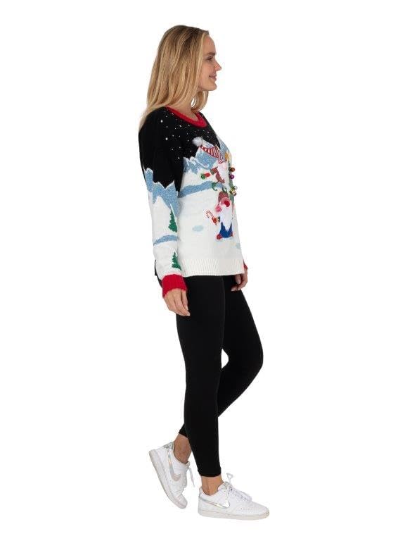 Image of Blizzard Bay Women's Crew Neck, Long Sleeve, Ugly Christmas Sweater