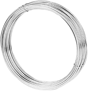 TooTaci 10M Stainless Steel Wire,1.5mm Bendable Craft Silver Stainless Steel Wire, Matel Wire Hanging Wire for Garden,Model Sculpting,Crafting
