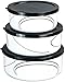 Corelle Coordinates by Reston Lloyd 6-Piece Enamel on Steel Bowl/Storage Set, Simple Lines