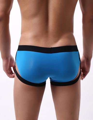 Mens Sexy Underwear Briefs - Breathable Low Rise Jockstraps Boxer Briefs Panties Trunks Underpants for Men3