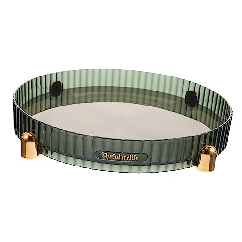 MAGICLULU Bandeja De Almacenamiento Giratoria Dentro De La Puerta Gabinetes Cajón Soporte Para Utensilios Exhibición Máquina De Cubiertos Estante De Esmalte De Uñas Cocina Soporte De