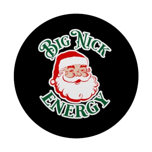 Big Nick Energy PopSockets Swappable PopGrip, Black - Image 3