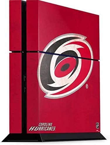 Skinit Decal Gaming Skin for PS4 Console - Officially Licensed NHL Carolina Hurricanes Distressed Design