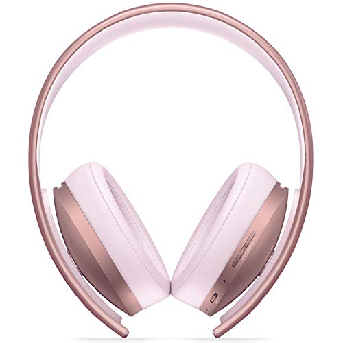 Sony, Casque PS4 Sans Fil Officiel, Accessoire PlayStation 4, Compatible PS VR, Audio 3D, Édition Gold, Couleur : Or Rose