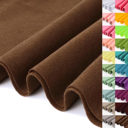 Image of Terracotta Large Felt Fabric 36 inch X 36 inch 1 Square Yard, 1.4 mm for Crafts | 1.4 mm Soft Felt Fabric Sheet for Crafts, Brown Color Series Soft Nonwoven Fabric, Fit for Decoration, Sewing, DIY Crafts