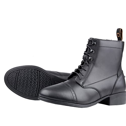 Dublin Foundation Laced Paddock Boots, Black, Childs 1