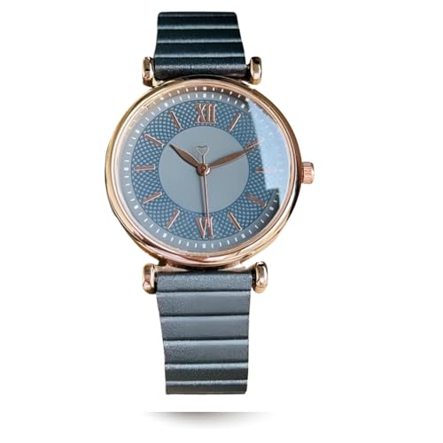 Image of EVRGLOW Analogue Wrist Watches for Women's Luxury Dial with Roman Marker Round Dial Stainless Steel Watch