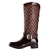 Alexis Leroy - Botas de Agua con Patrón de Cuadros para Mujer...