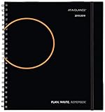  AT-A-GLANCE 70595700 - Agenda escolar semanal, mensual, para citas, julio de 2018, junio de 2019, 22,86 x 27,94 cm, color variado