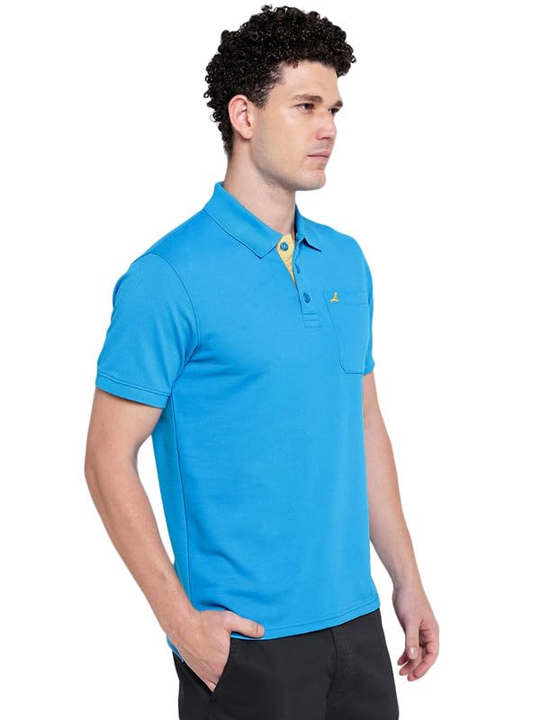 Image of AMERICAN CREW Polo Collar T-Shirt for Men with Pocket
