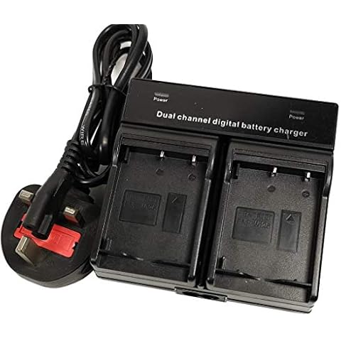 Dual-Channel Mains Battery Charger for Fujifilm NP-W126S NP-W126 BC-W126 FinePix HS30EXR HS33EX X100F X-A5 X-A10 X-E3 X-ES2 X-H1 X-M1 X-T2 X-T3 X-T10 X-T20 X-T30 X-T100 X-Pro1 X-Pro2 Cover