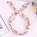 Produktbild Elastische Verstellbare Mädchen Haar Band Herz Druck Geschenk Blume Pie Schleife Wickeln Haar Styling Werkzeug Turban