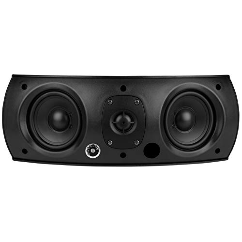 Dayton Audio Qs204-4 Quadrant 70V / 100V Indoor/Outdoor Speaker Pair With 4 Ohm Bypass - Black #TOP3