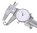 Accusize Industrial Tools 8''/200 mm by 0.001''/0.02 mm Dual Needle Precision Dial Caliper Stainless Steel in Fitted Case, Imperial/Metric, P920-S238