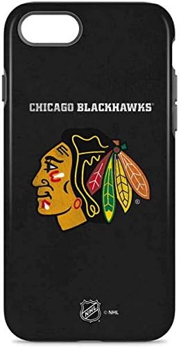 Skinit Pro Phone Case Compatible with iPhone 8 - Officially Licensed NHL Chicago Blackhawks Jersey Design
