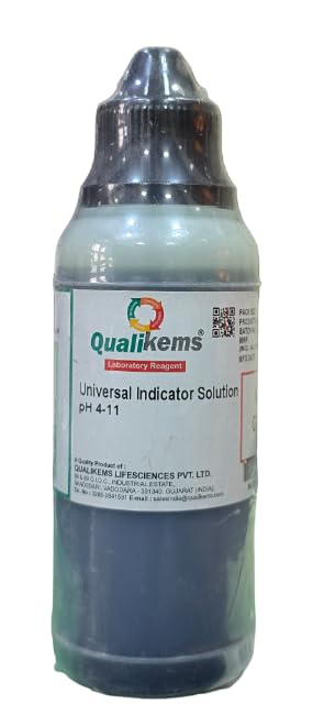 QUALIKEMS Universal Indicator Solution 4-11.00 125ML (Lab use only)-picture-15