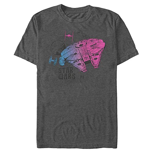 T-Shirt Star Wars XL Tall pour Homme Grand Évitant les Coupes Trop Courtes