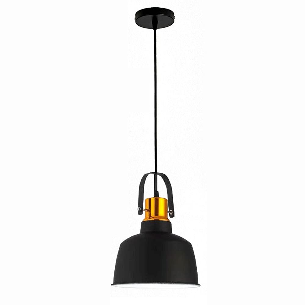Lámpara de techo colgante de diseño creativo E27 con pantalla de aluminio para comedor